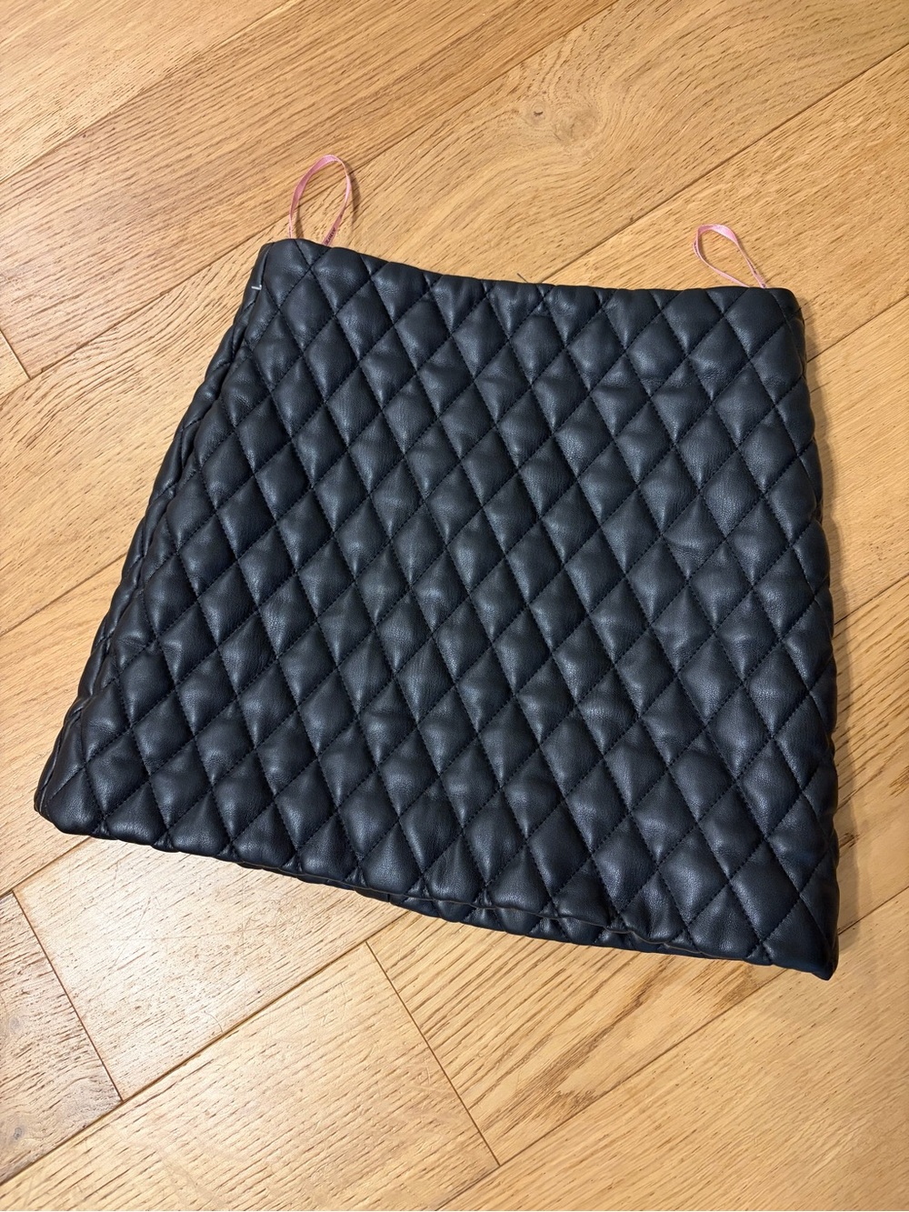 Girls 12 Bl^nk NYC Faux Leather Quilted Skirt